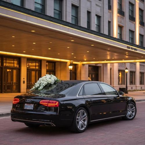 Luxury transportation creating a wedding ambiance in Dallas–Fort Worth